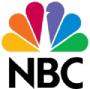 A colorful logo of the nbc television network.