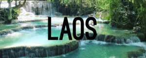 A picture of the water in laos.