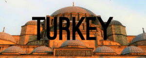 A building with the word turkey written in front of it.